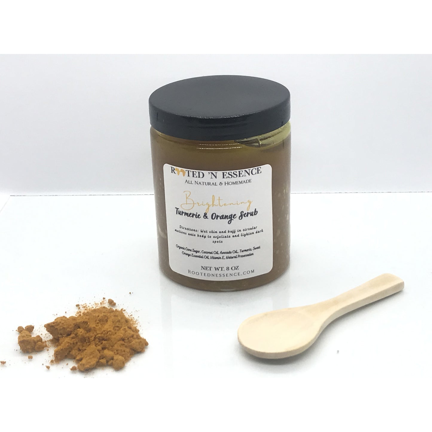 Brightening Turmeric & Orange Face and Body Scrub