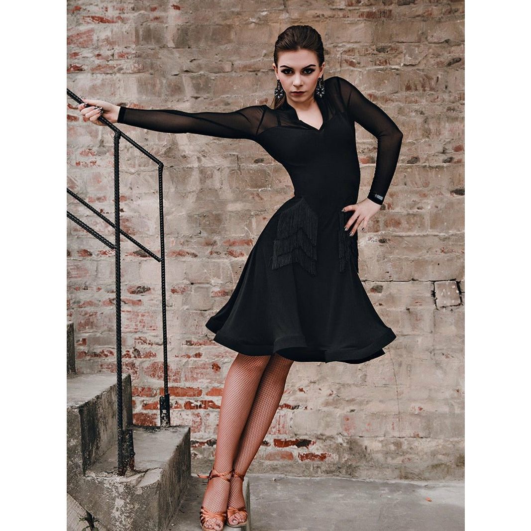 Tango Rumba Flamengo Ballroom Dance Dress