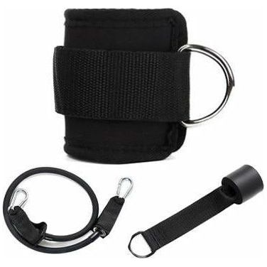 Resistance Bands with Ankle Straps Cuff with Cable for Attachment Booty Butt Thigh Leg Pulley Strap Lifting Fitness Exercise