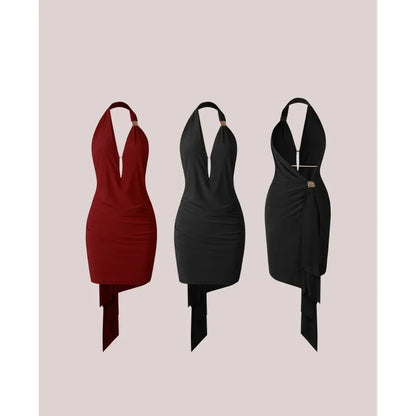 sexy latin dress latin rhythm dress  samba dress summer red black latin pratice wear 2419 zym