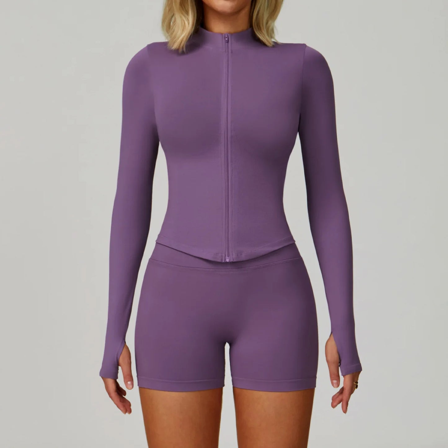 2/3PCS Seamless Yoga Set Gym Workout Suits Athletic Wear Women Legging Fitness Bra Crop Top Long Sleeve Sports Suits Sportswear