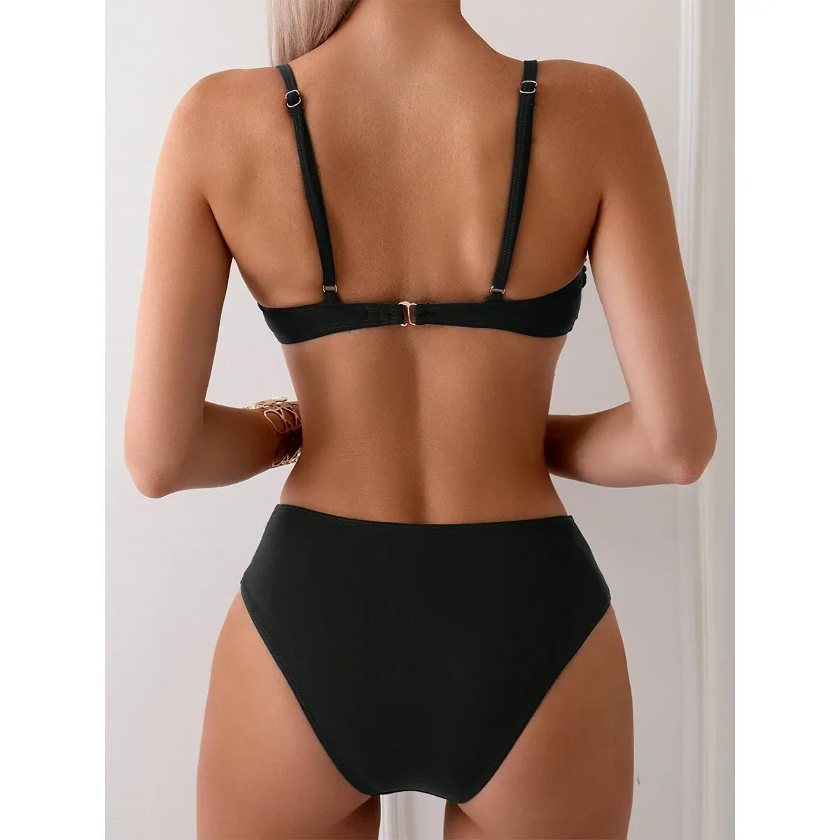 Sexy Bikini Women's Swimsuit 2026 Two-piece Swimwear High Waisted Bikinis Set Female Bathing Suit Push Up Swimming for Beachwear