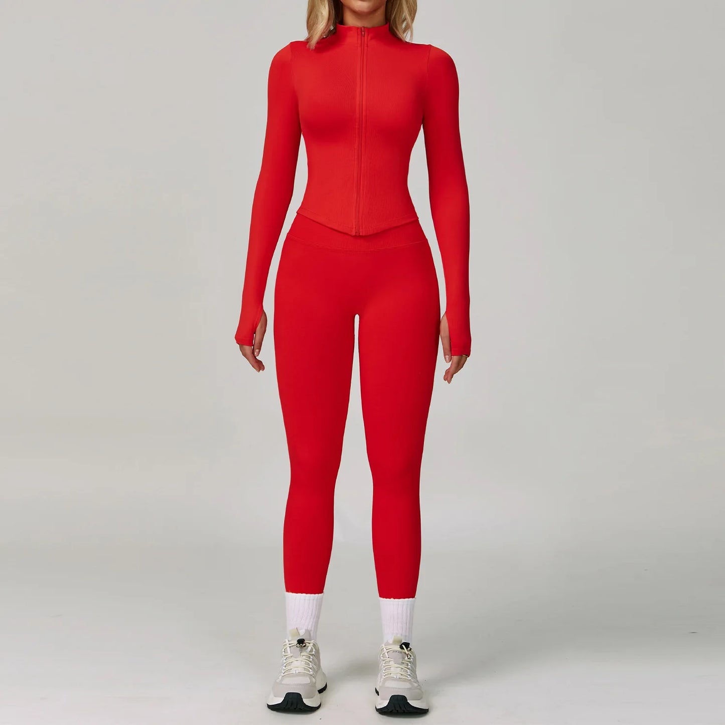 2/3PCS Seamless Yoga Set Gym Workout Suits Athletic Wear Women Legging Fitness Bra Crop Top Long Sleeve Sports Suits Sportswear