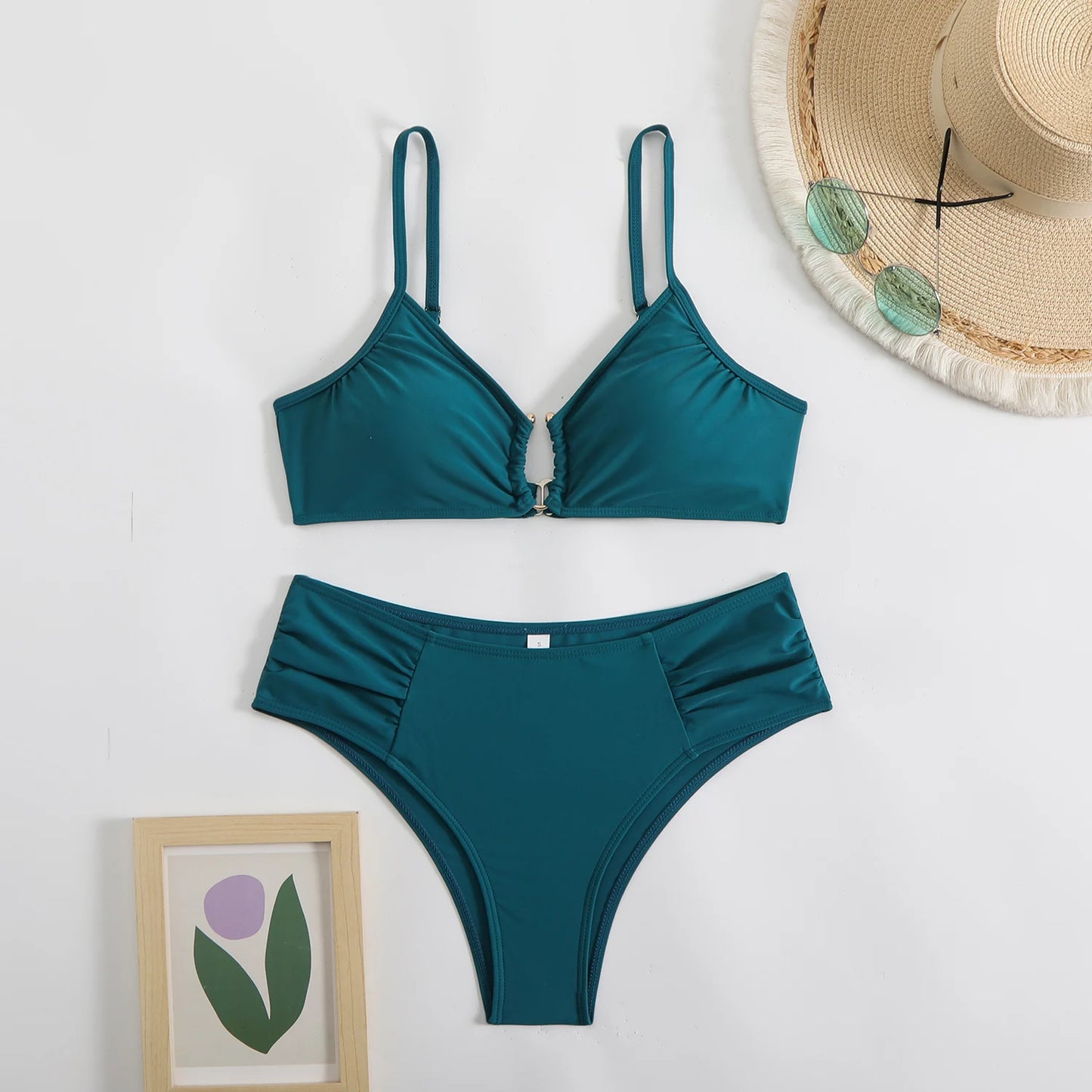 Sexy Bikini Women's Swimsuit 2026 Two-piece Swimwear High Waisted Bikinis Set Female Bathing Suit Push Up Swimming for Beachwear