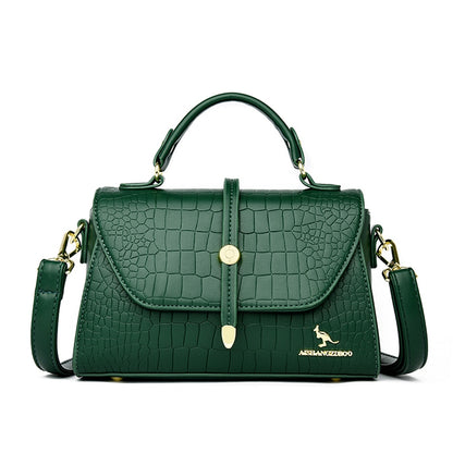 2022 Brand Crocodile Leather Crossbody Bags for Women Female Shoulder Messenger Sac Luxury Designer Ladies Handbags and Purses