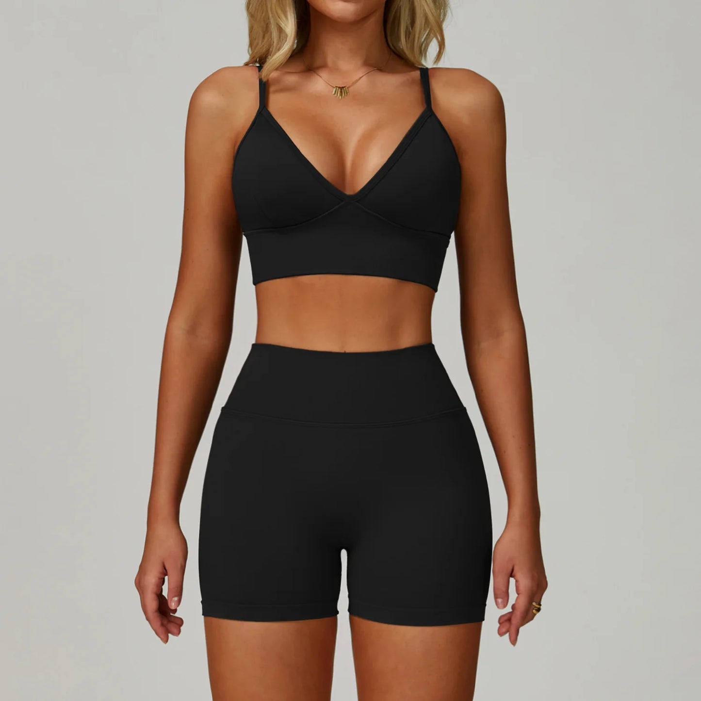 2/3PCS Seamless Yoga Set Gym Workout Suits Athletic Wear Women Legging Fitness Bra Crop Top Long Sleeve Sports Suits Sportswear