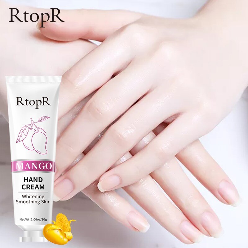 RtopR World premiere Mango Bright Moisturizing Liquid High Quality Skin  Hand Whitening Face Care Anti-aging Serum Hand Cream