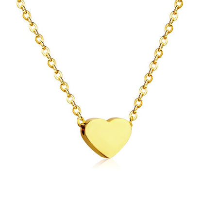 Heart And Star Pendants Necklaces Stainless Steel Necklace