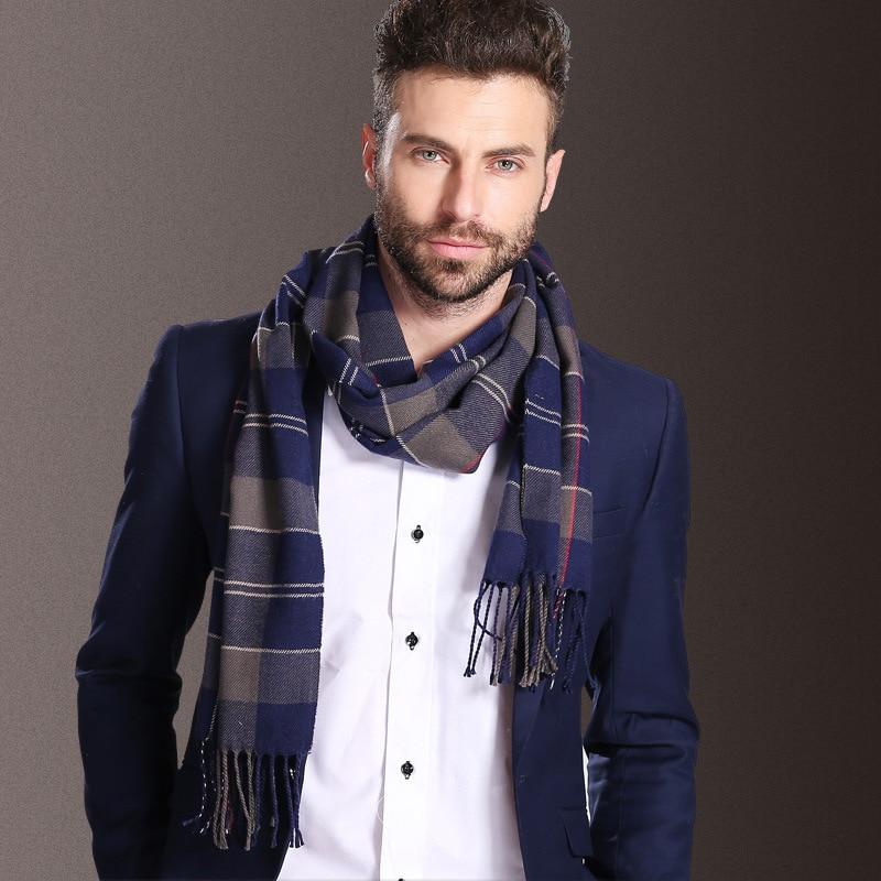 Europe Fashion Cotton Shawl Scarves Men