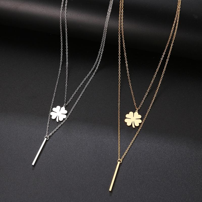 Multilayer Fashion Stainless Steel Neckless