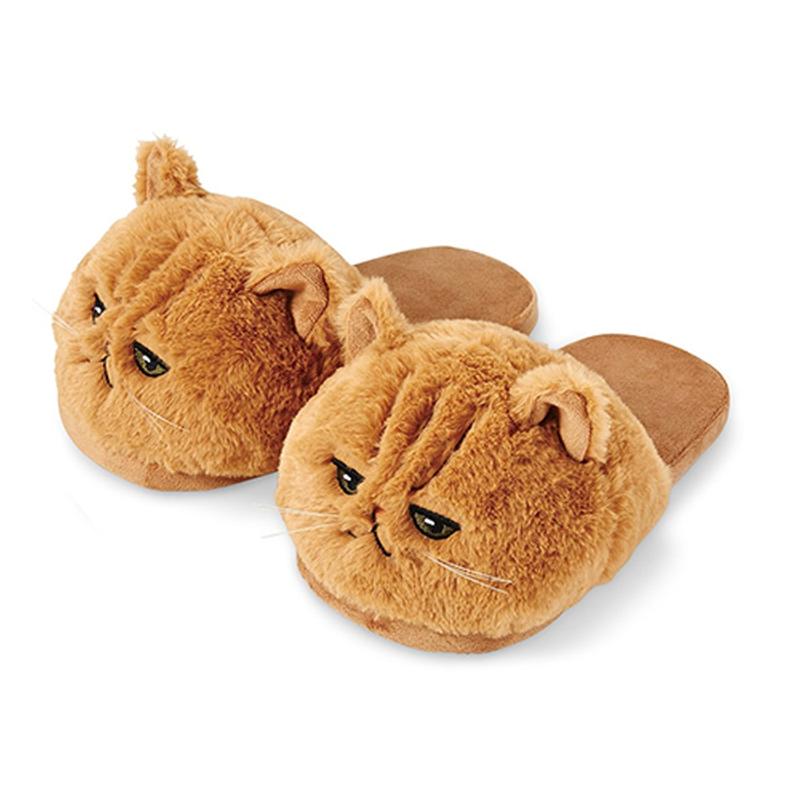Cat Women Plush Slippers
