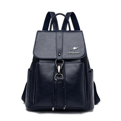 New Women's Designer Backpack Casual Back Pack for Women High Quality Leather Backpacks Female School Bags for Teenage Girls Sac