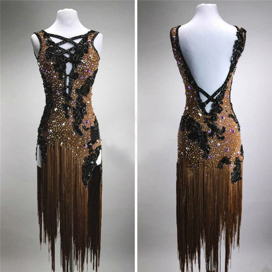 Standard Fringe Latin Dance Dress
